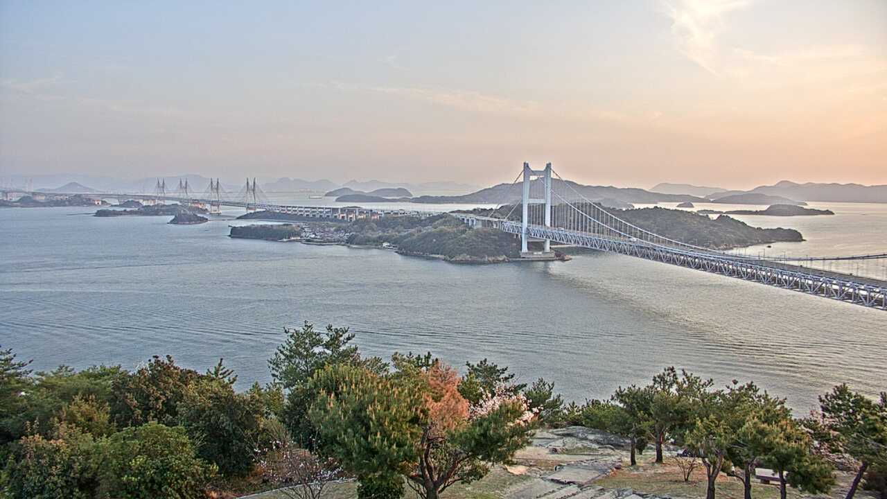 Seto Inland Sea as viewed from Mt. Washu