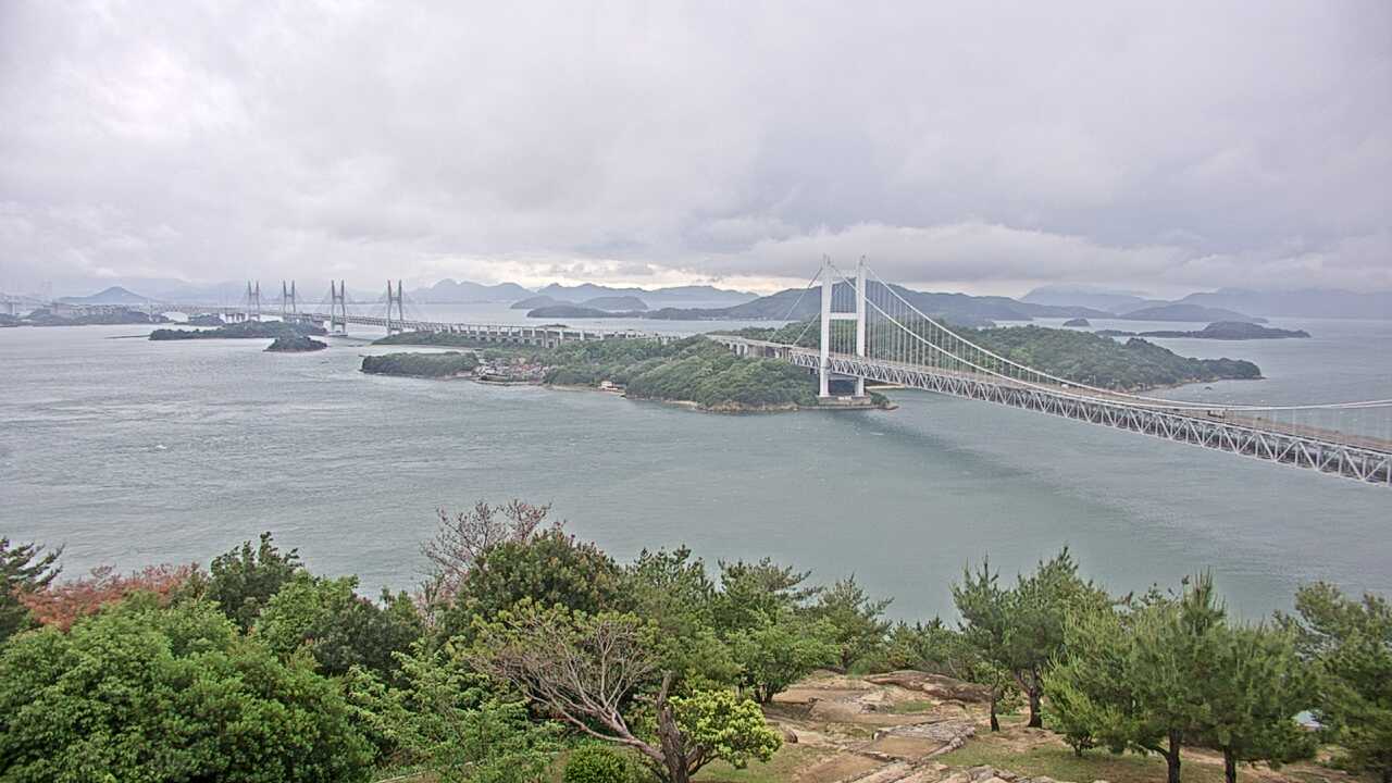 Seto Inland Sea as viewed from Mt. Washu