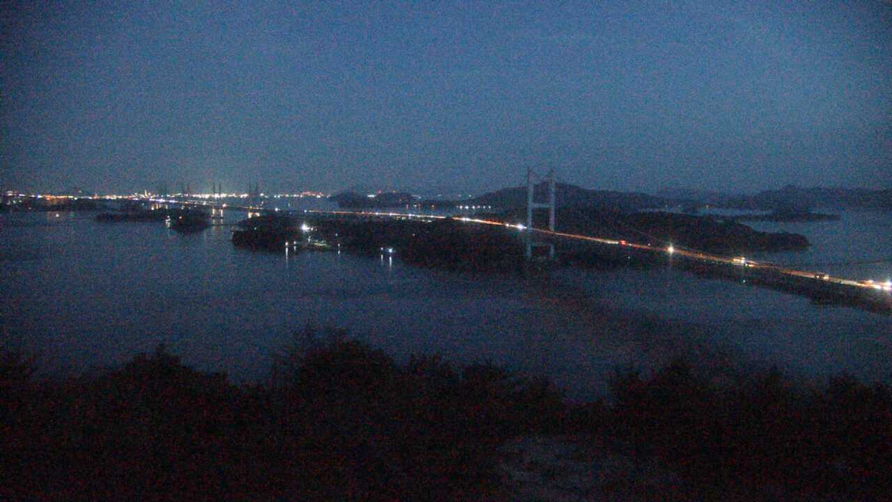 鷲羽山からみた瀬戸内海