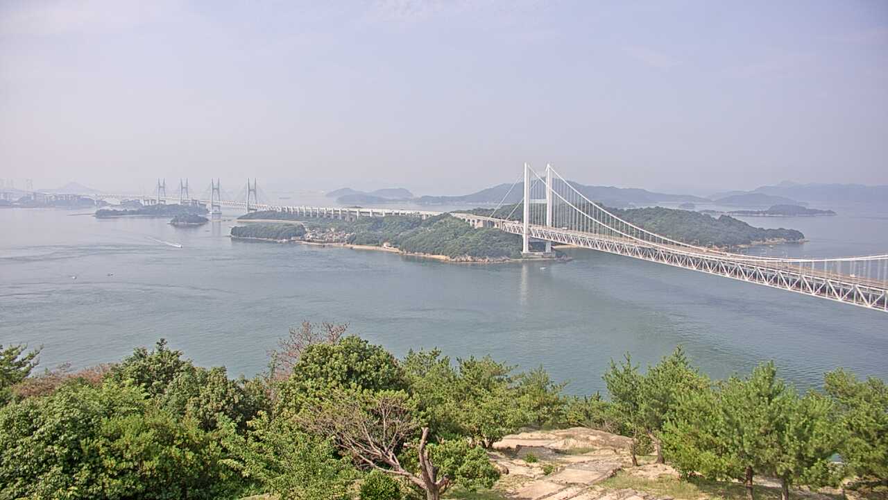 鷲羽山からみた瀬戸内海