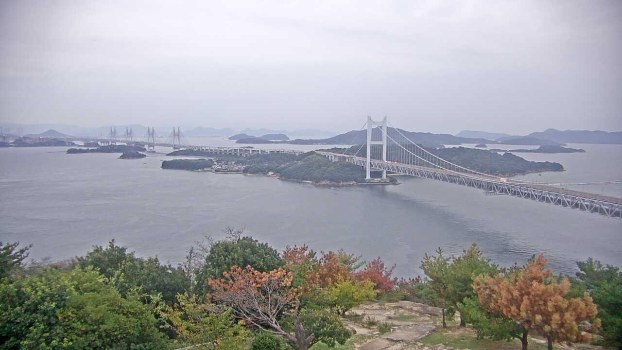鷲羽山からみた瀬戸内海