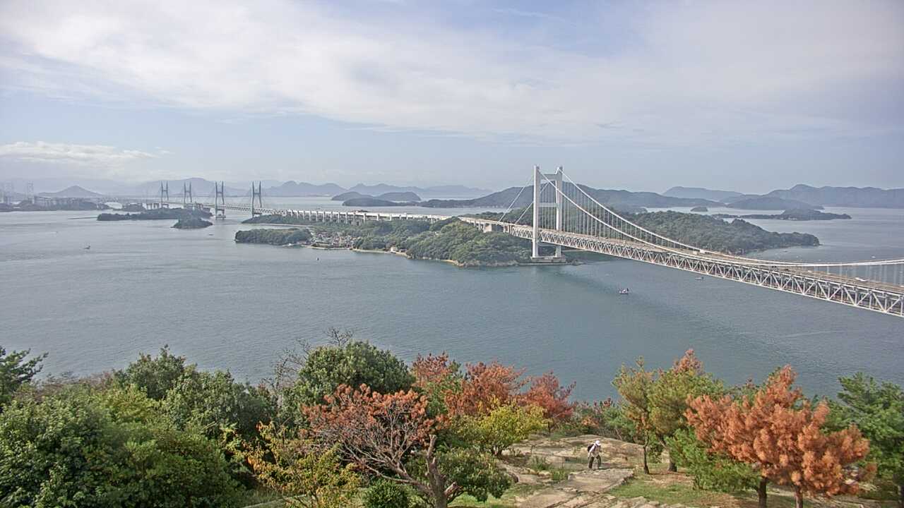 鷲羽山からみた瀬戸内海
