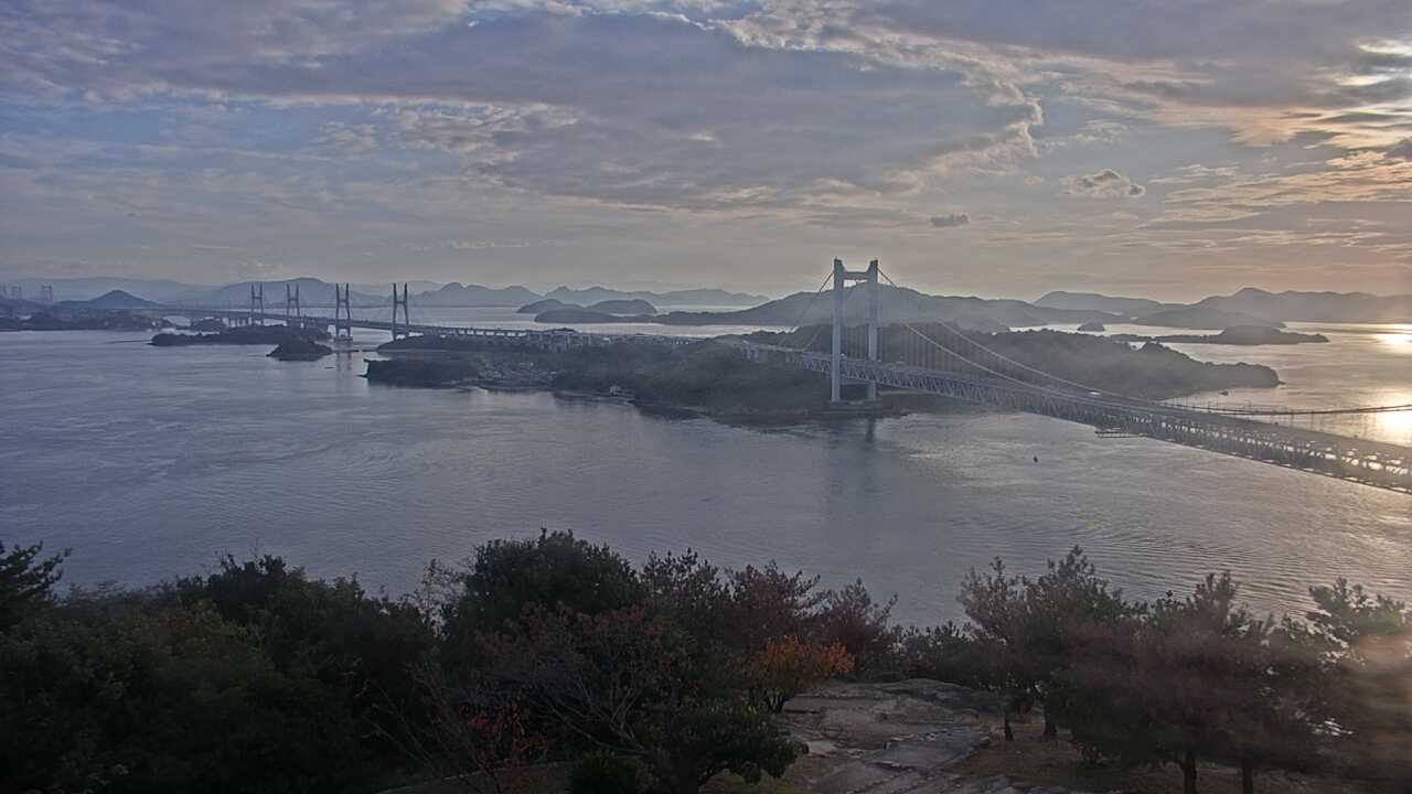 鷲羽山からみた瀬戸内海