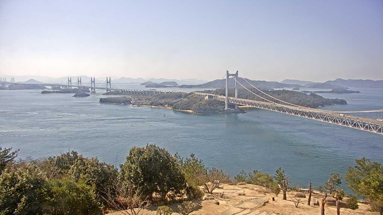 鷲羽山からみた瀬戸内海