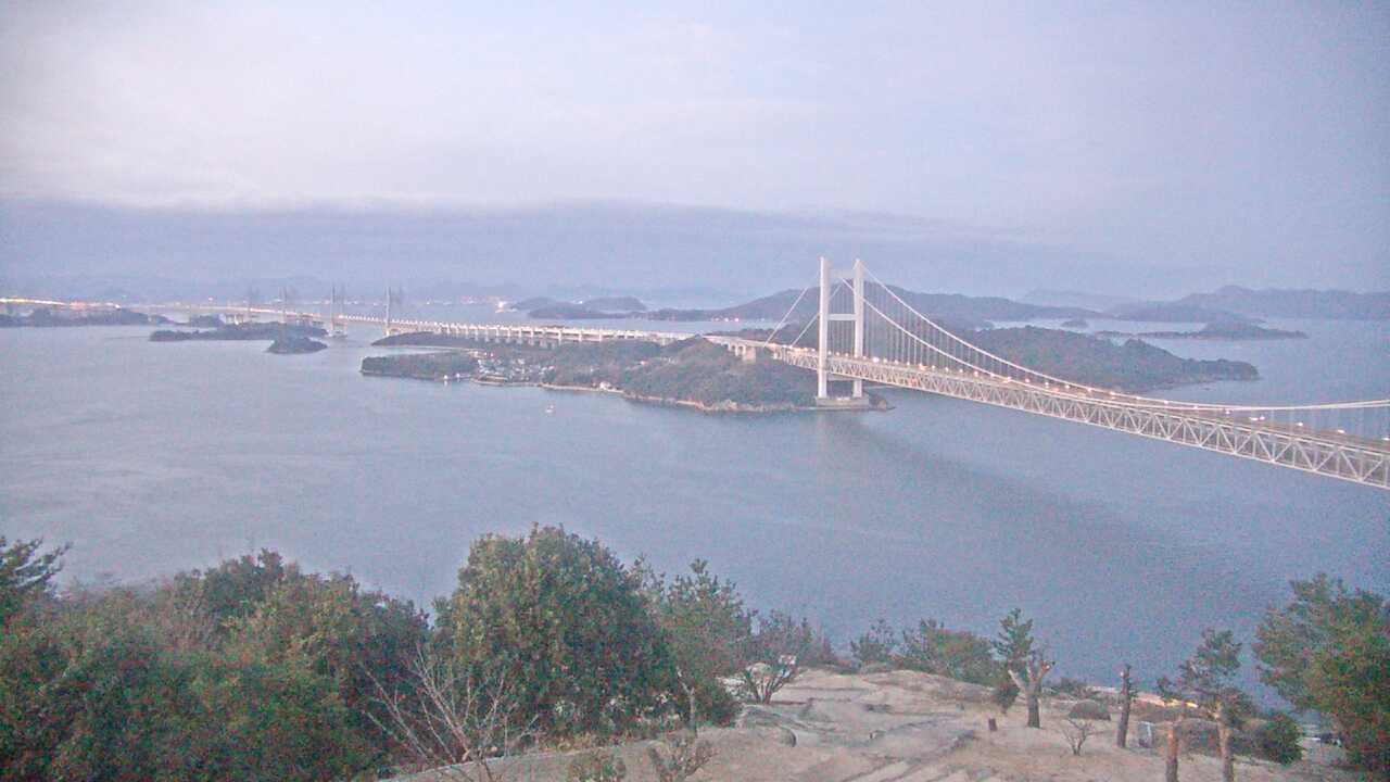 鷲羽山からみた瀬戸内海