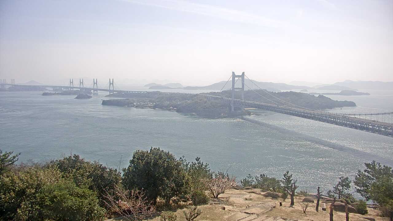 鷲羽山からみた瀬戸内海