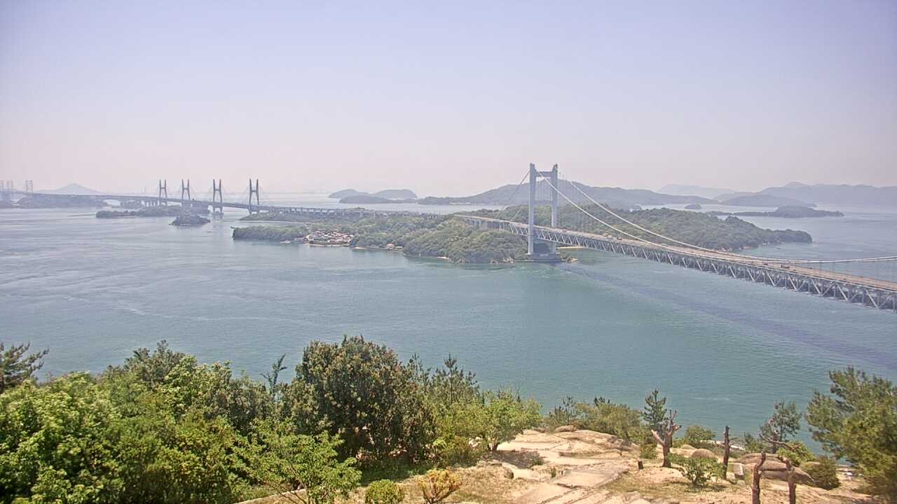鷲羽山からみた瀬戸内海
