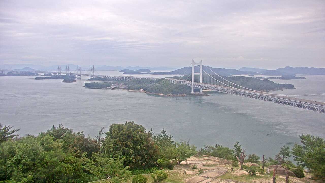 鷲羽山からみた瀬戸内海
