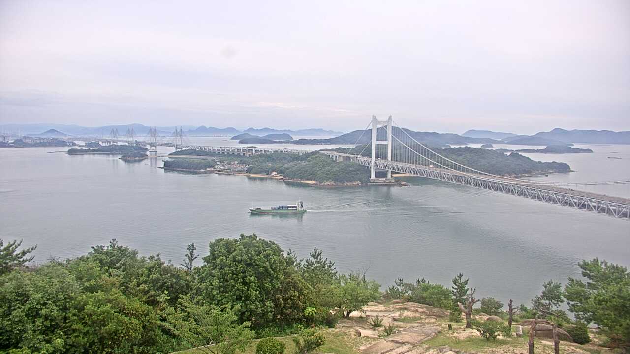 鷲羽山からみた瀬戸内海