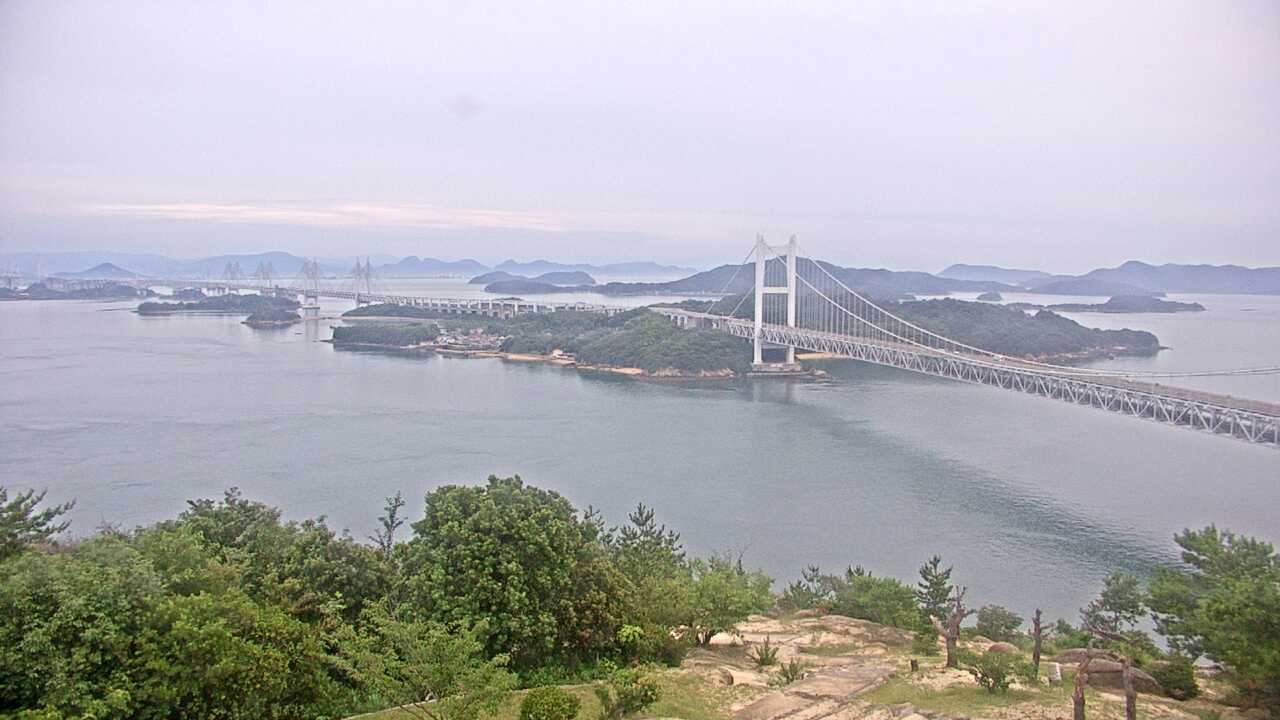 鷲羽山からみた瀬戸内海