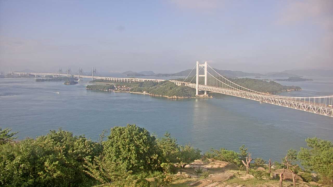 Seto Inland Sea as viewed from Mt. Washu