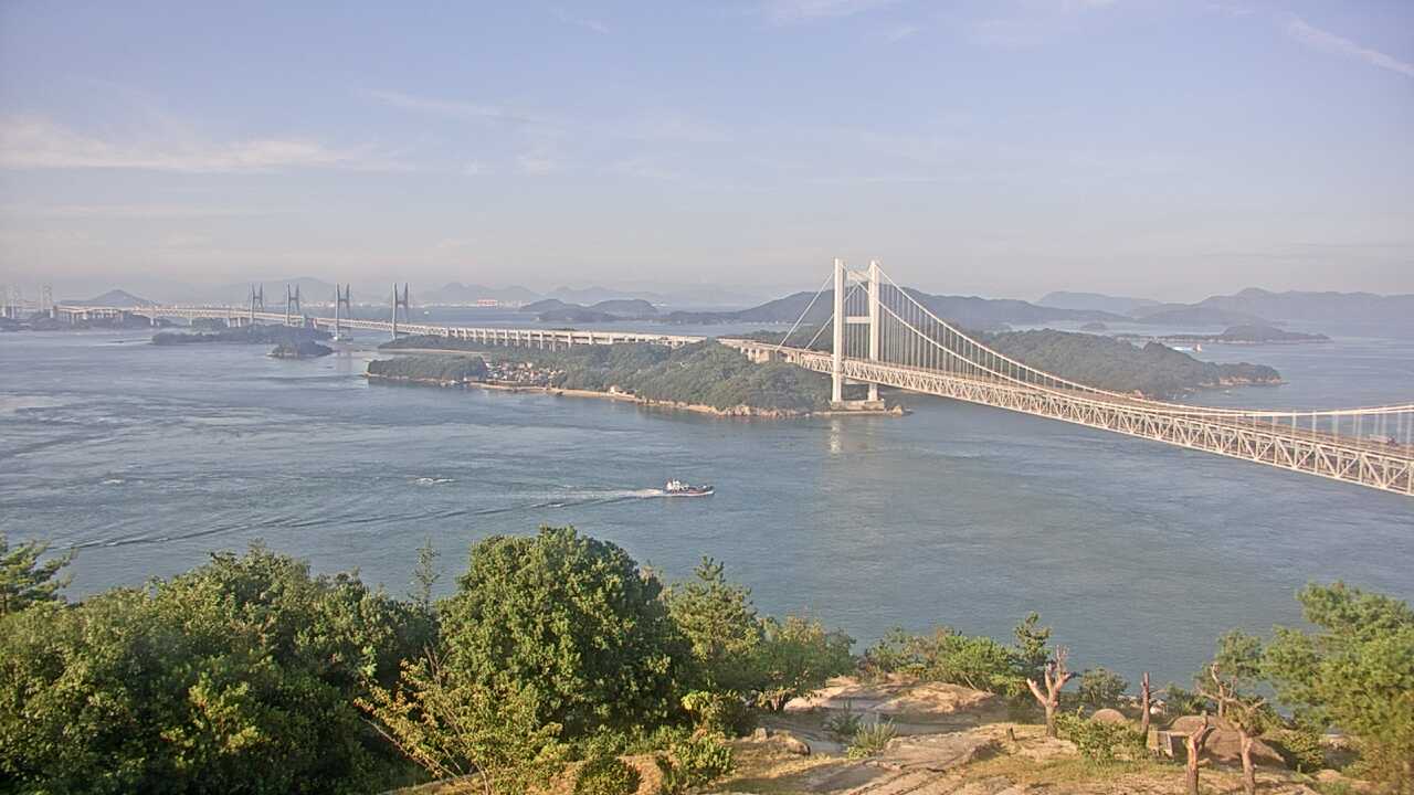 鷲羽山からみた瀬戸内海