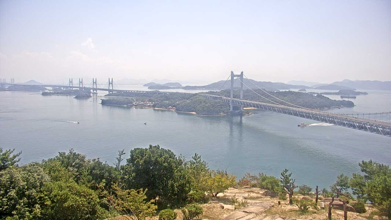 Seto Inland Sea as viewed from Mt. Washu