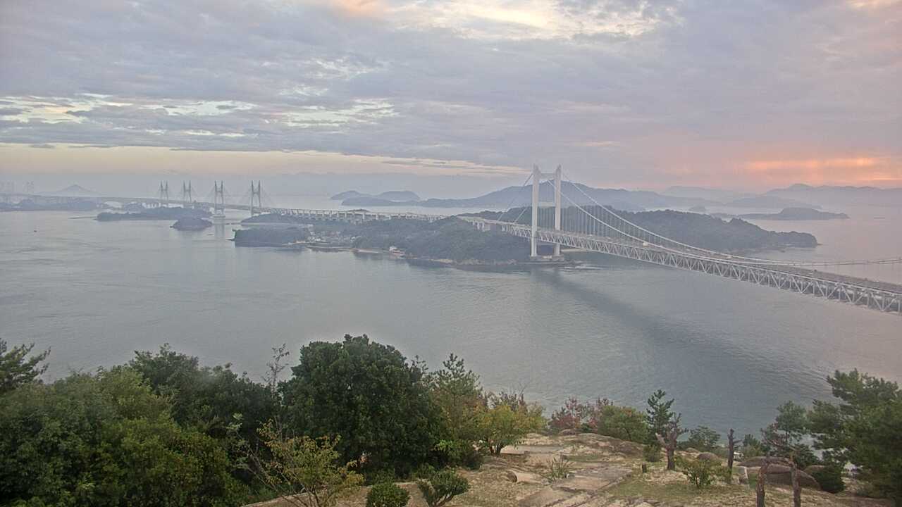 鷲羽山からみた瀬戸内海