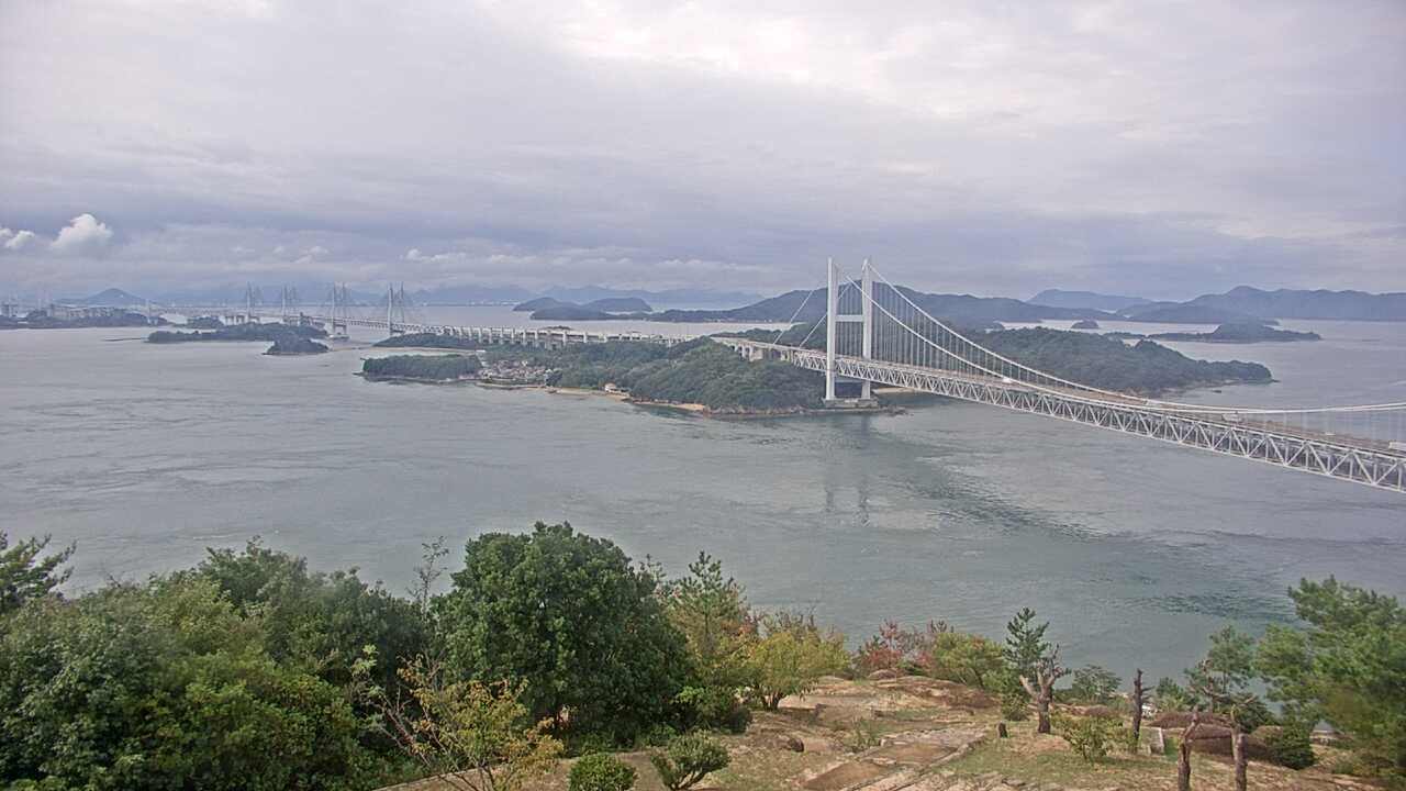 鷲羽山からみた瀬戸内海