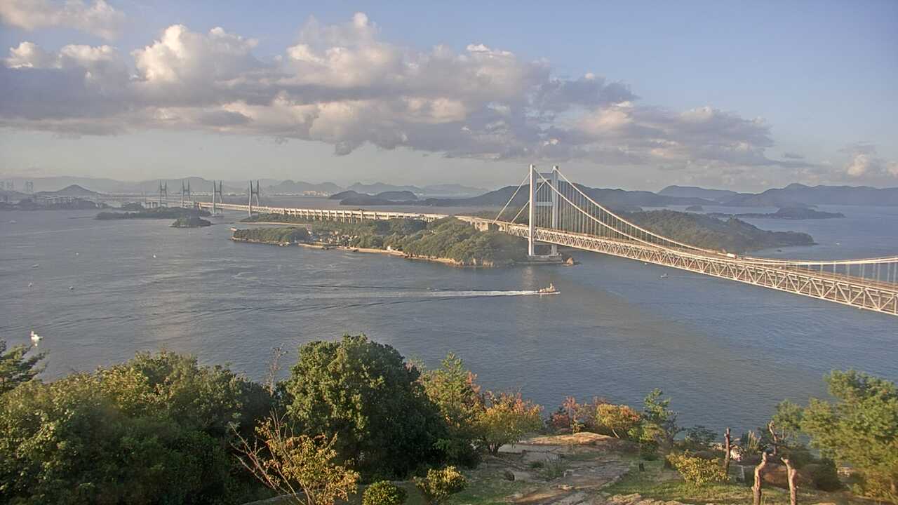 鷲羽山からみた瀬戸内海