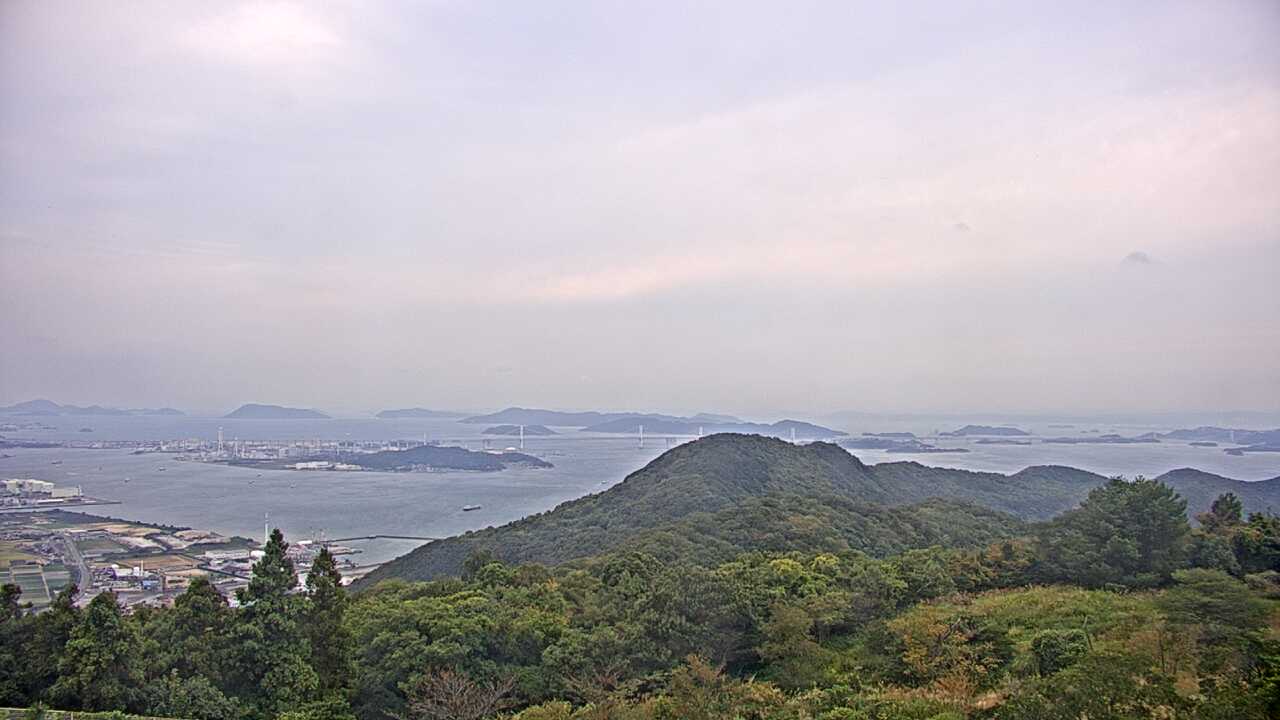 五色台からみた瀬戸内海