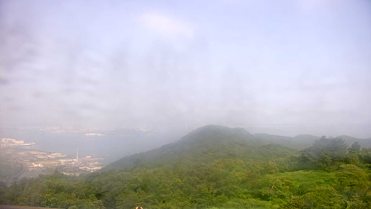 五色台からみた瀬戸内海