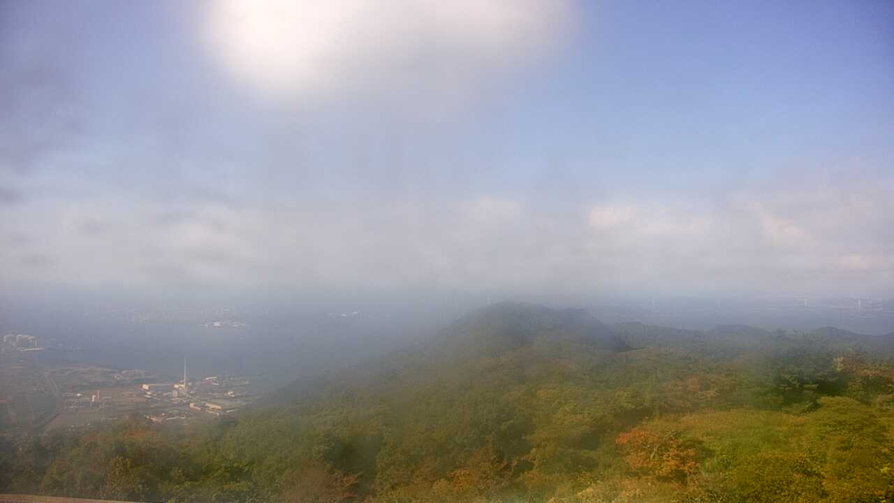Seto Inland Sea as viewed from Goshikidai