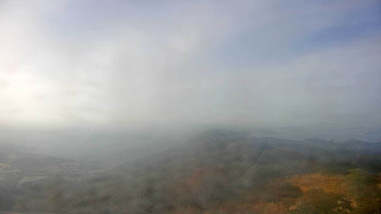 Seto Inland Sea as viewed from Goshikidai