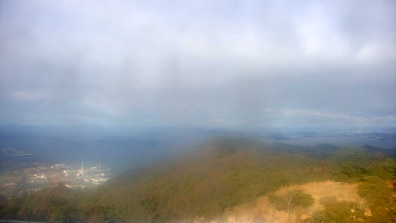 五色台からみた瀬戸内海