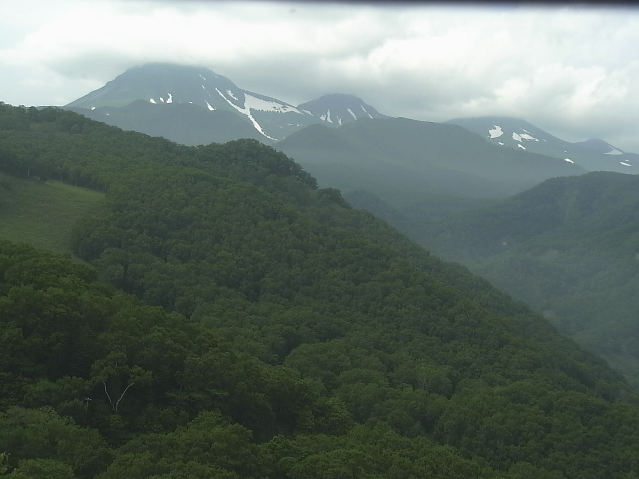 Rausu Mountains in Shiretoko Peninsula