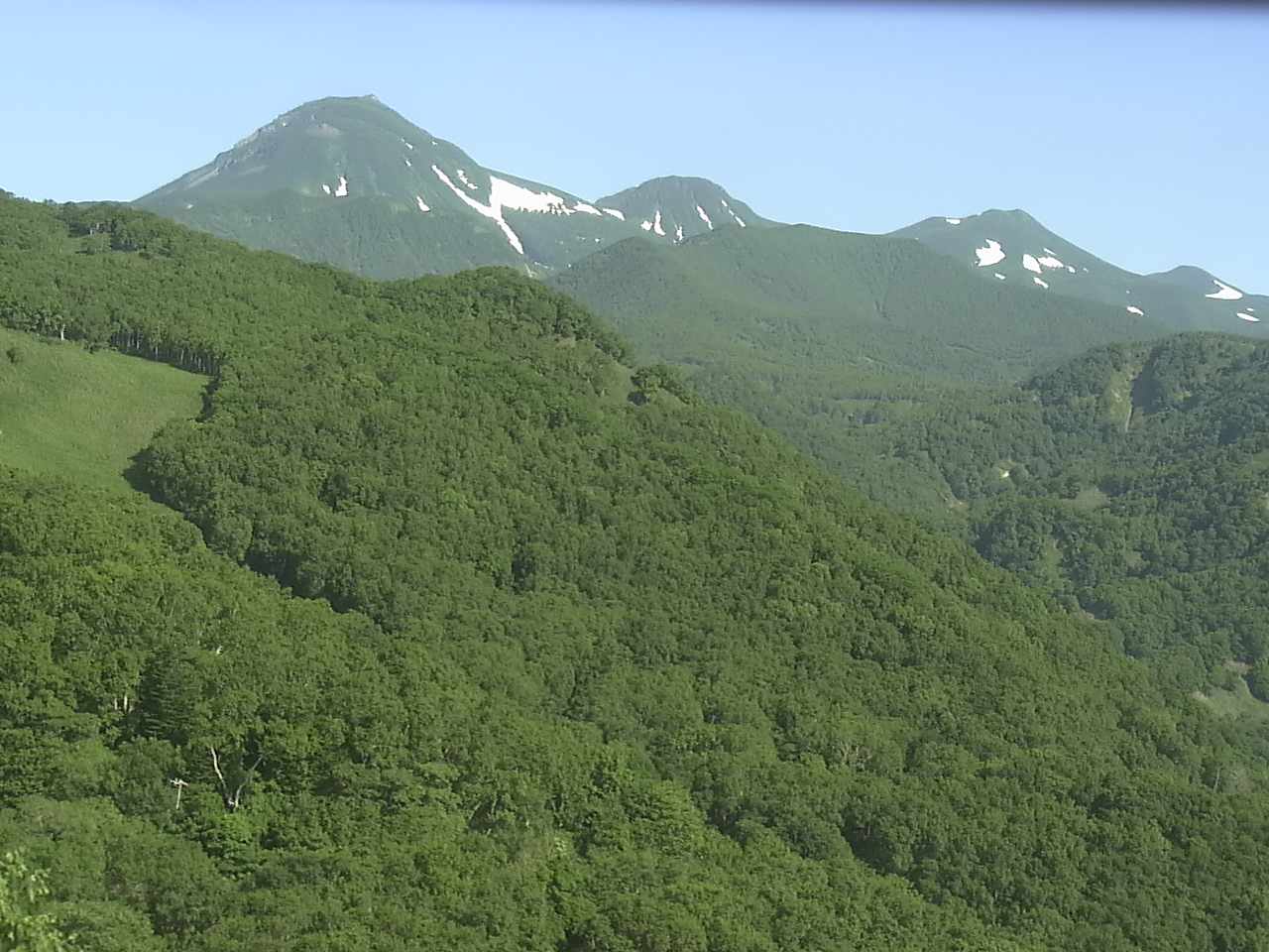 Rausu Mountains in Shiretoko Peninsula