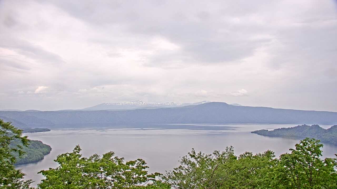 Lake Towadako as viewed from Hakka Pass