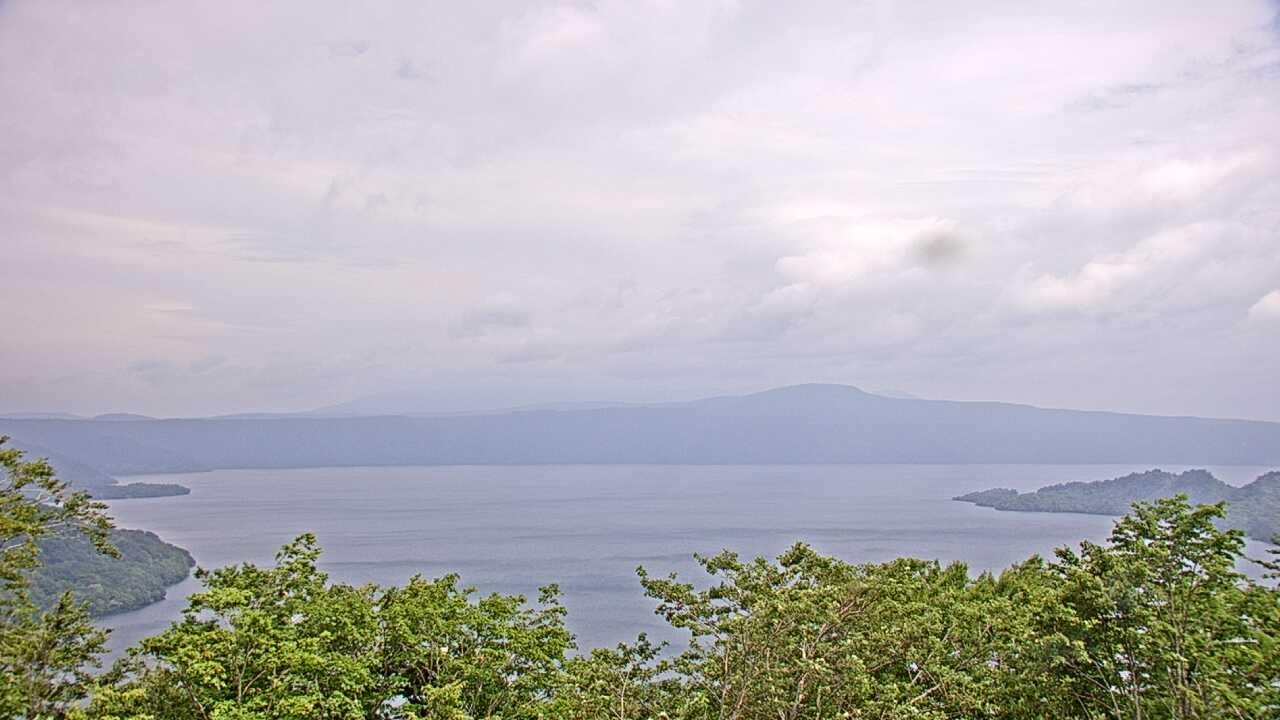 Lake Towadako as viewed from Hakka Pass