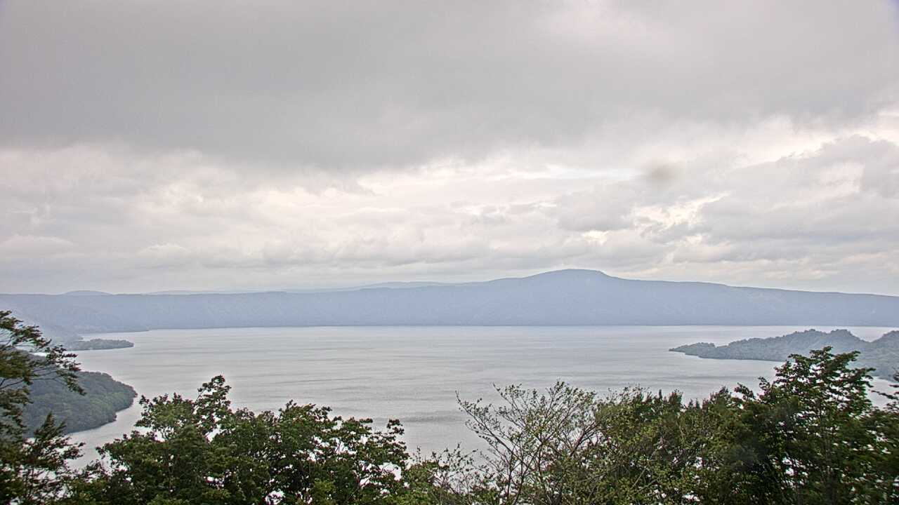 Lake Towadako as viewed from Hakka Pass
