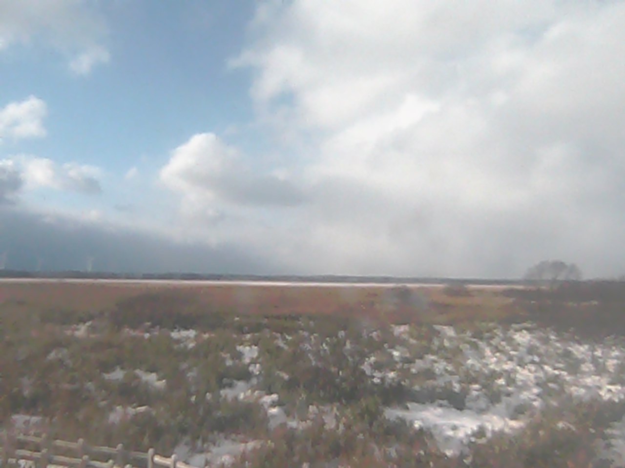幌延ビジターセンターからみたサロベツ湿原