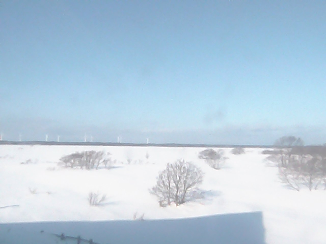 幌延ビジターセンターからみたサロベツ湿原