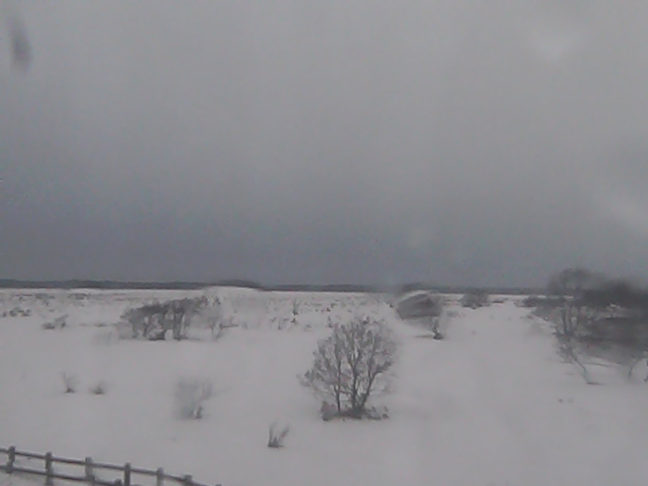 幌延ビジターセンターからみたサロベツ湿原