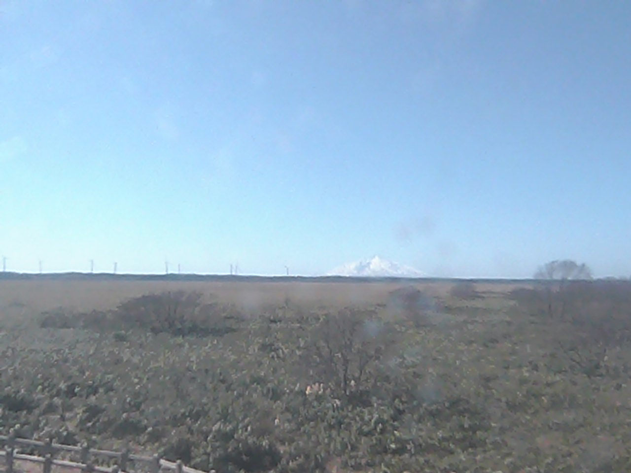幌延ビジターセンターからみたサロベツ湿原