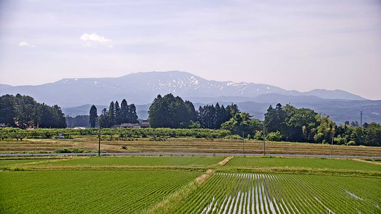 羽黒町からみた月山遠望