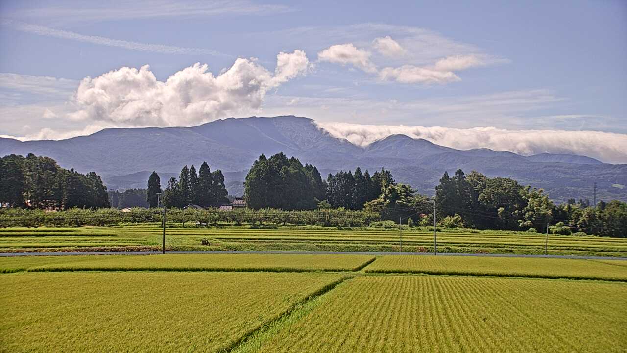 羽黒町からみた月山遠望