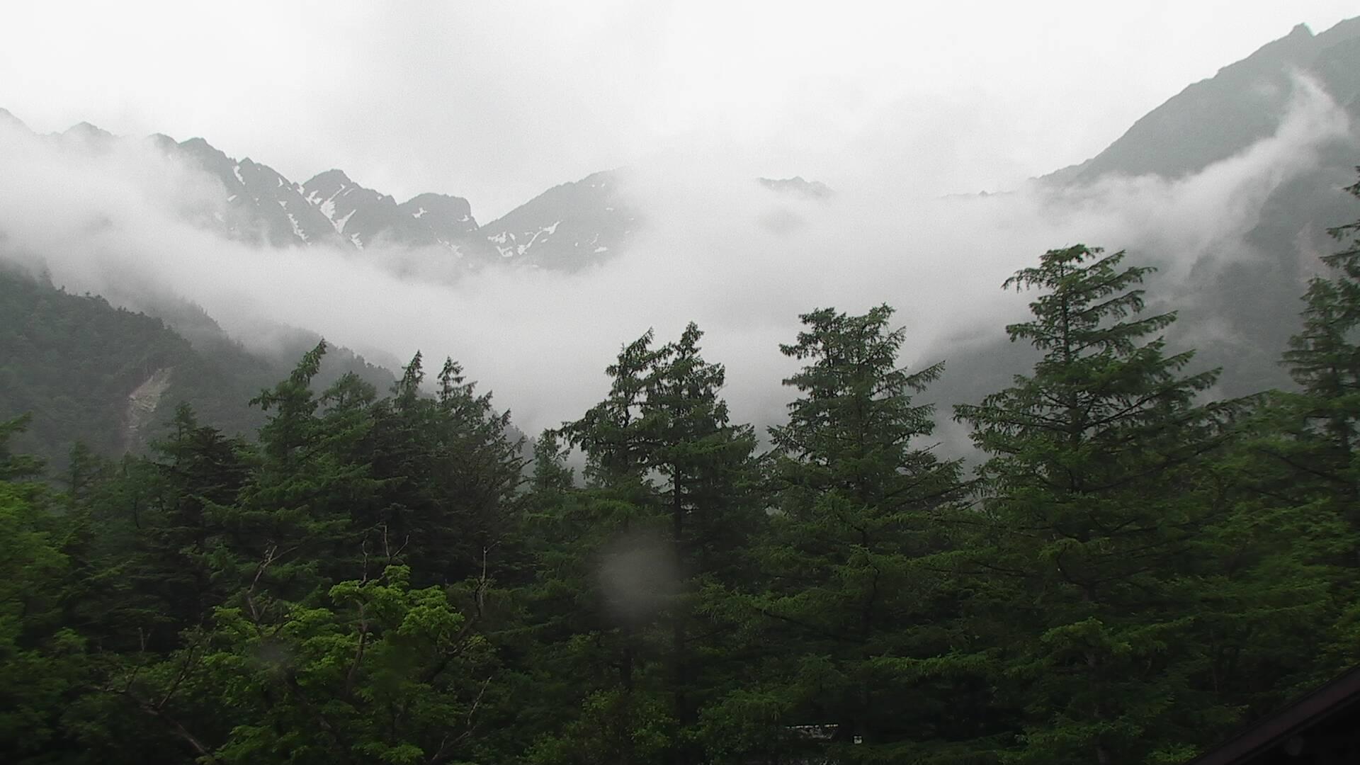 上高地からみた穂高